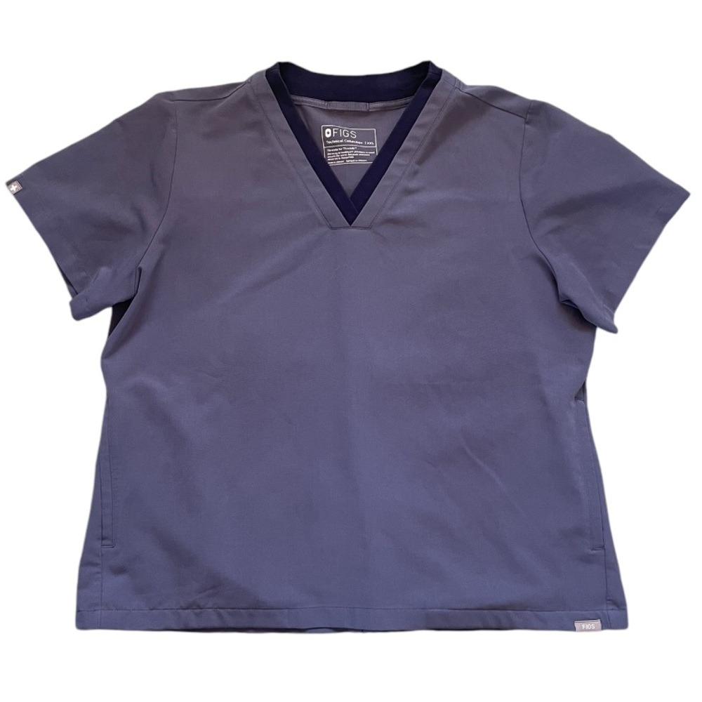 Figs Oran Two Pocket Scrub Top Size XXL